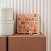 Wooden alphabet puzzle