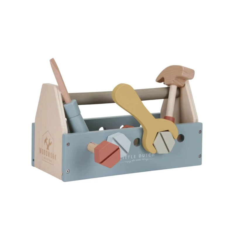 Little dutch wooden toolbox