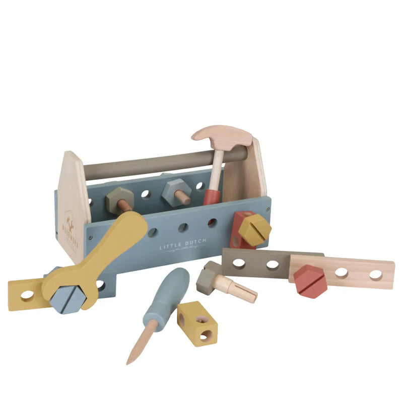 Little dutch wooden toolbox